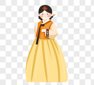 ﻿韩国服饰人物棕色图片
