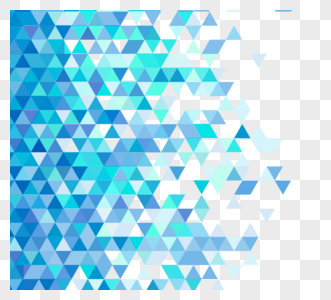 蓝色三角形边框图片