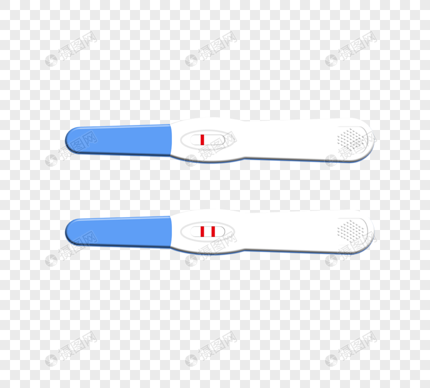 手绘卡通验孕棒