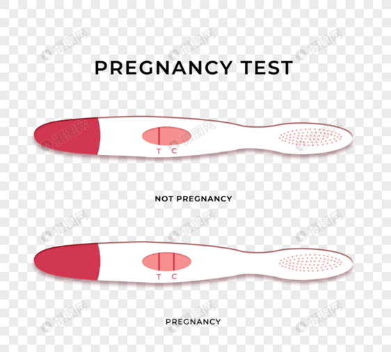 验孕棒测试怀孕图片