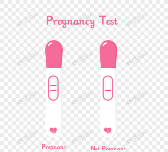 粉色验孕棒测试怀孕图片