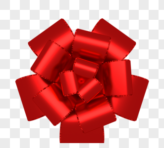 3d节日装饰红色丝带图片