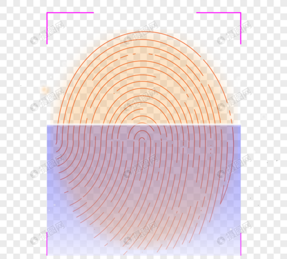 科技指纹解锁识别图片