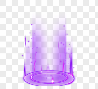 紫色圆圈光效光柱图片