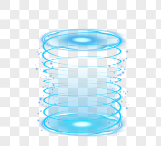 发射蓝色光波光效舞台素材