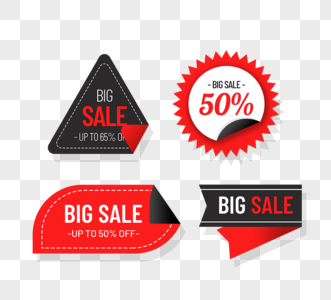 促销bigsale销售标签图片