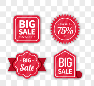 线条bigsale销售标签图片