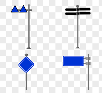 交通指示路标高清图片