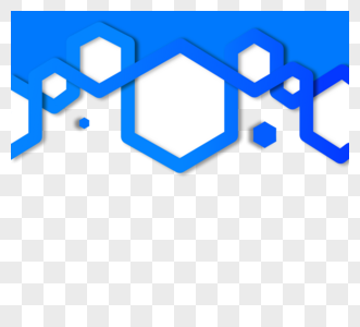 蓝色渐变创意商务边框图片