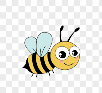 卡通可爱蜜蜂bee图片