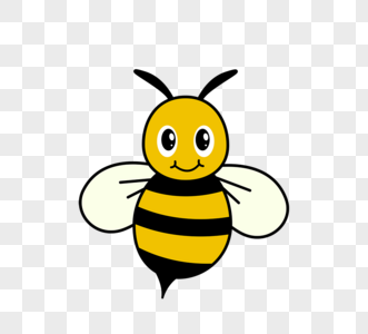 黄色卡通蜜蜂bee图片