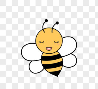 卡通昆虫可爱飞行小蜜蜂bee图片