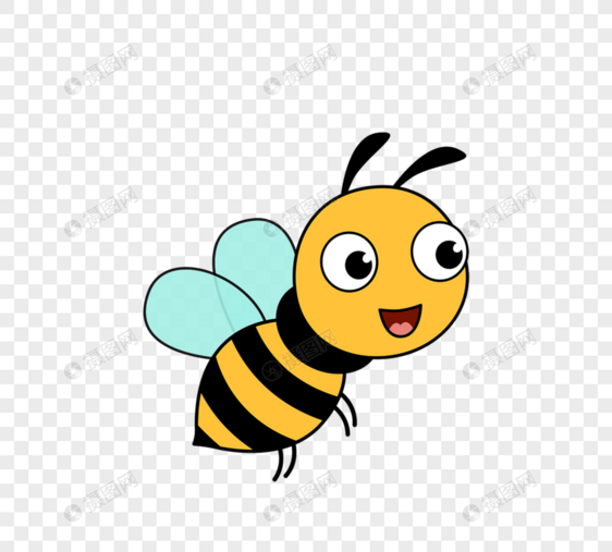 bee卡通勤劳黄色小蜜蜂图片