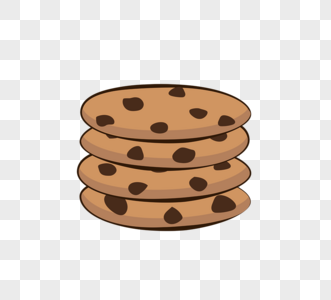 可爱卡通堆叠巧克力饼干cookie图片