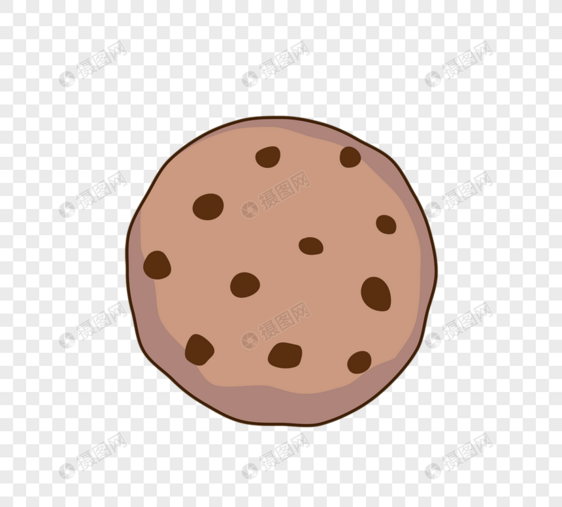 卡通巧克力饼干元素cookie图片