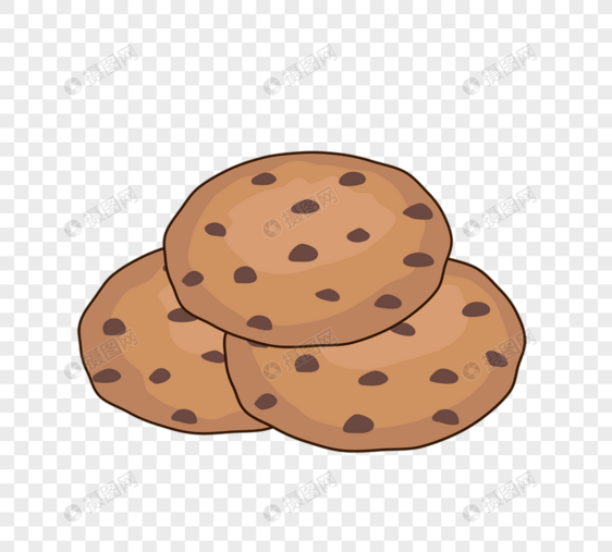 黄油巧克力曲奇饼干cookie图片