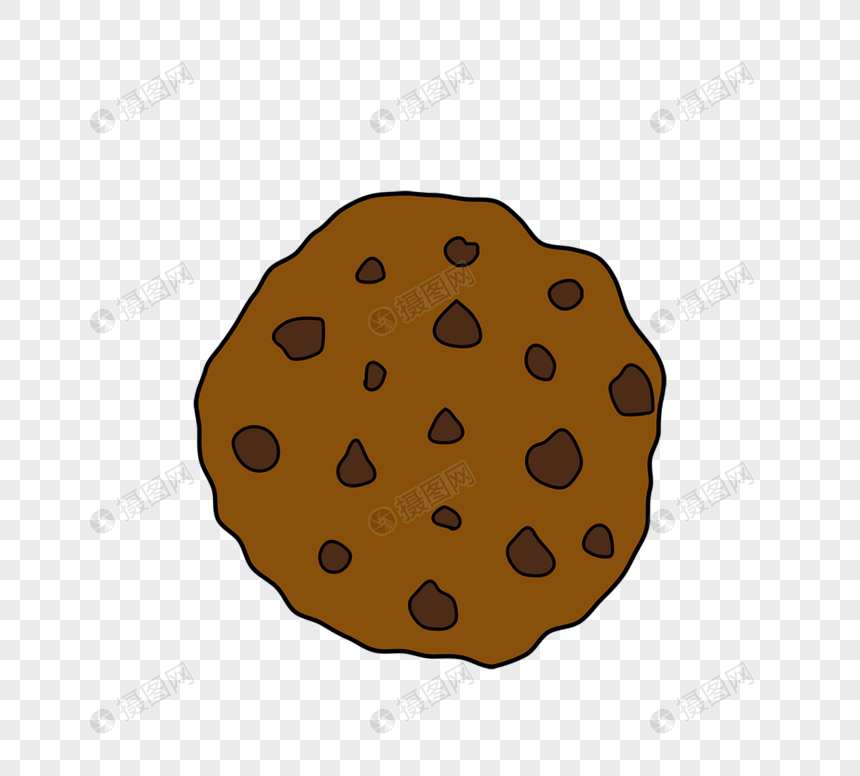 可爱卡通饼干素材巧克力曲奇cookie图片