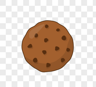 饼干卡通巧克力豆曲奇cookie图片
