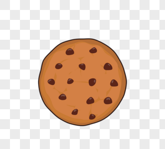 卡通点心巧克力豆黄油曲奇饼干cookie图片
