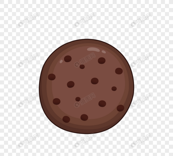 cookie巧克力豆黄油可可卡通曲奇饼干图片