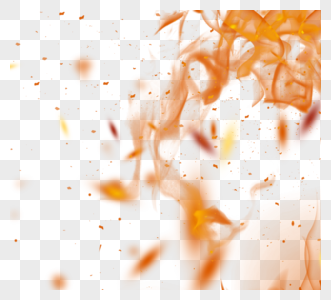 橙色写实火焰图片