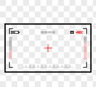 摄像取景框黑框相机框高清图片