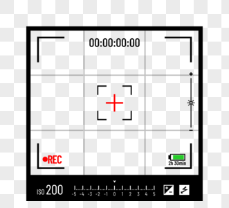 十字摄像取景器图片