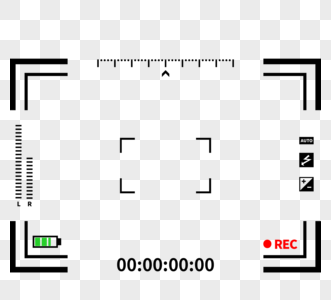 方框摄像取景器高清图片