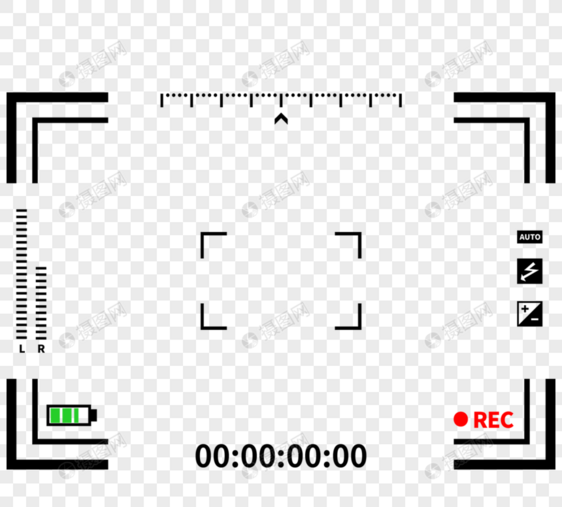 方框摄像取景器图片