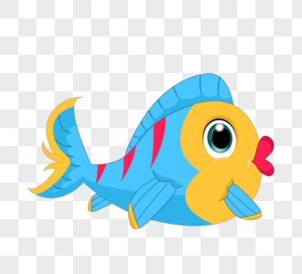 卡通鱼创意图片