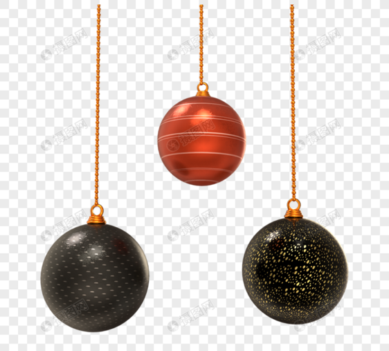 圣诞3d装饰球图片