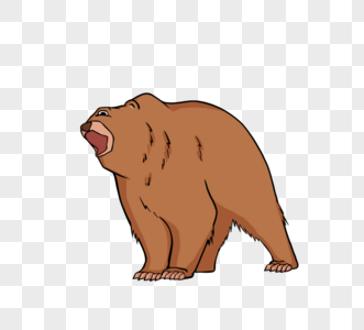 棕色熊贴图图片