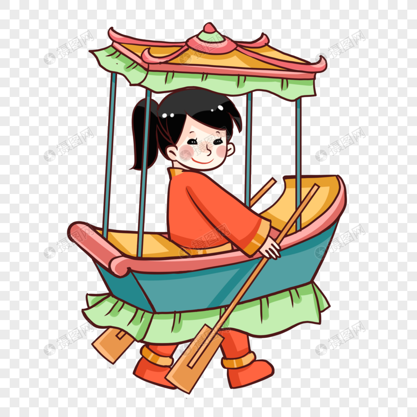 元宵节传统活动划旱船