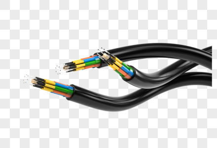 光缆光纤模型高清图片