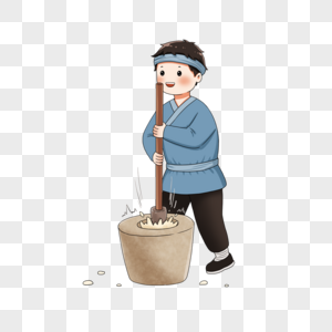 打糍粑大寒糍粑,图片素材