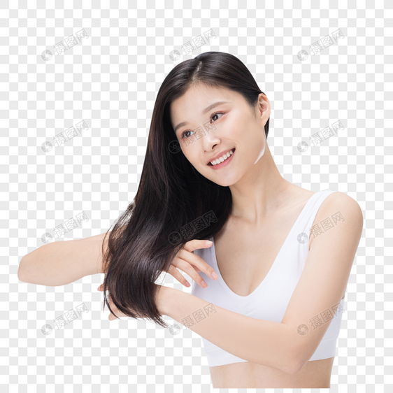 女性美发护发图片