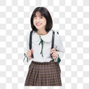 日系青春女性大学生图片