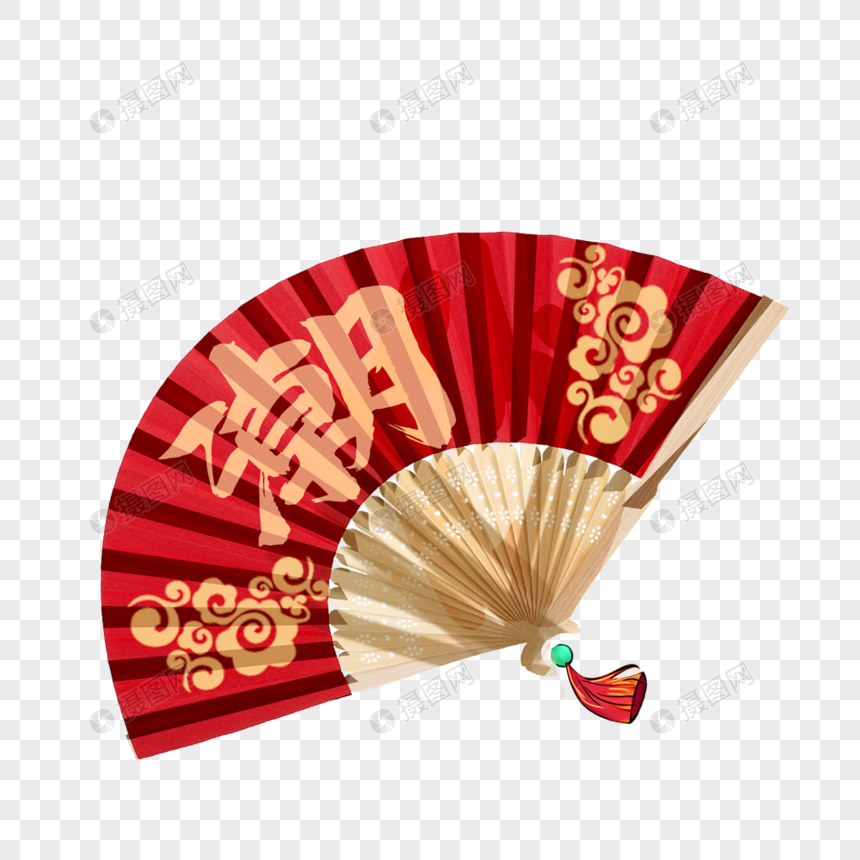 扇子元素素材下载 正版素材 摄图网