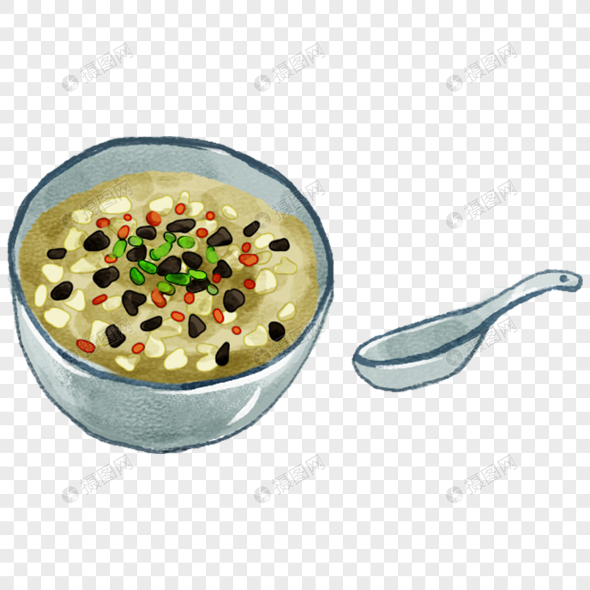 中和汤徽菜手绘美食