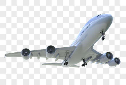 客机3D模型图片