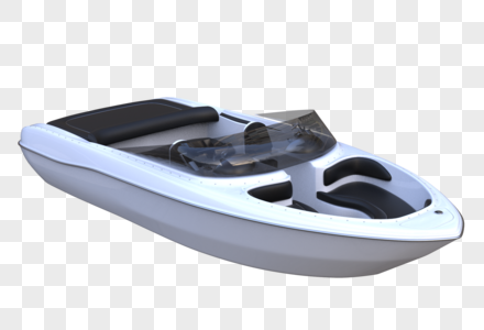 快艇3D模型高清图片