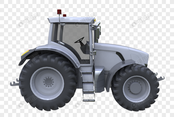 拖拉机3D模型图片