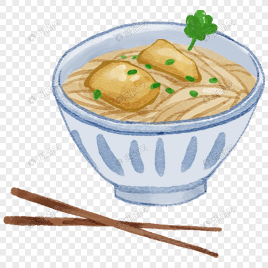 湖州千张包粉丝汤浙菜手绘美食