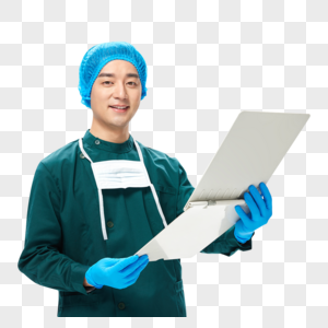 手持文件夹的外科手术医生图片