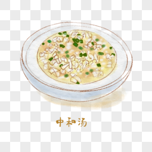 中和汤徽菜手绘美食图片