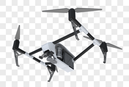 无人机3D模型图片