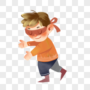 捉迷藏卡通人物高清图片公园中捉迷藏的小朋友高清图片小女孩在玩