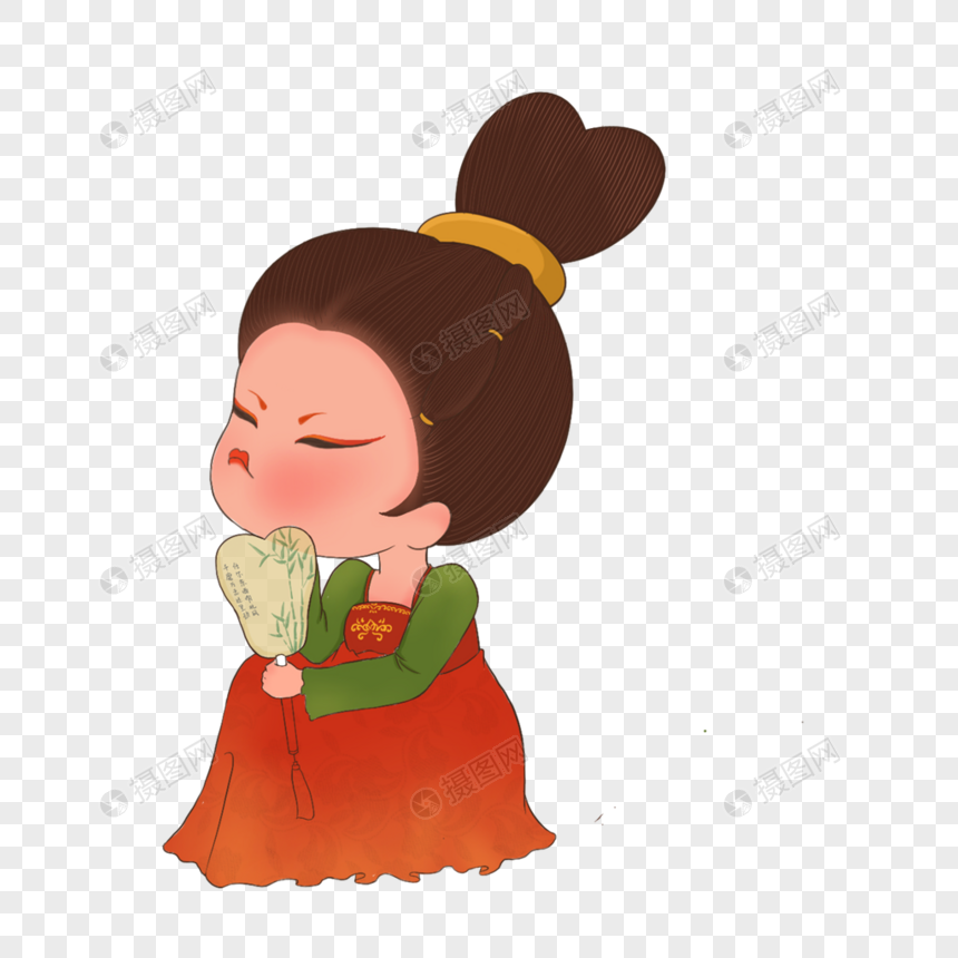 生气的唐氏小妞