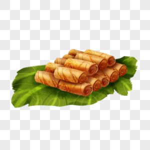 浙江美食文化干炸响铃素材