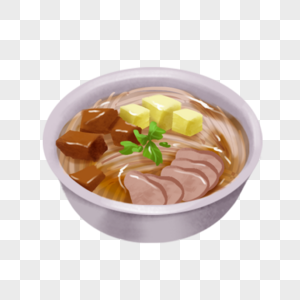 江苏地势鸭血粉丝汤素材